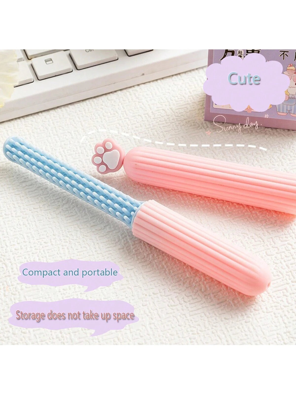 Cute Cartoon Cat Claw Series Finishing Hair Comb